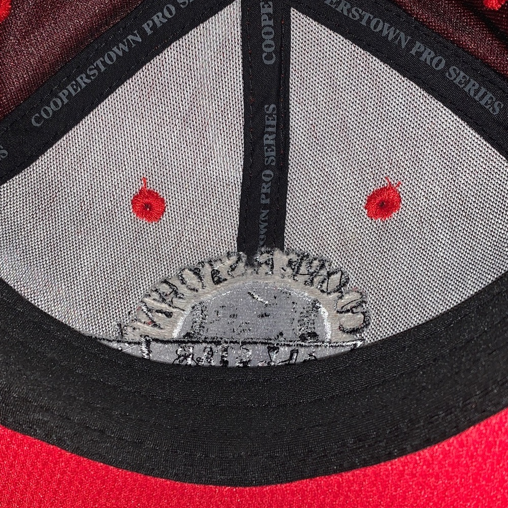 🆕- Cooperstown All Star Village Red Baseball Cap - Picture 6 of 11